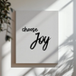 Choose Joy Canvas Print