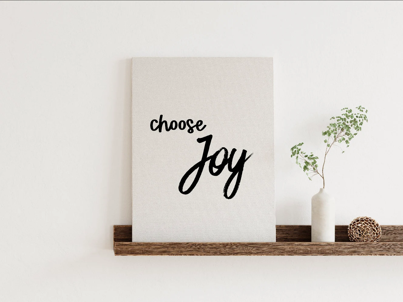 Choose Joy Canvas Print