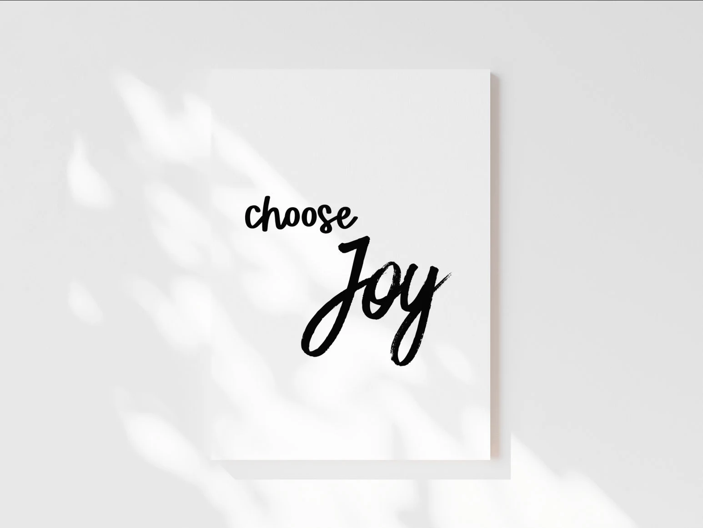 Choose Joy Canvas Print