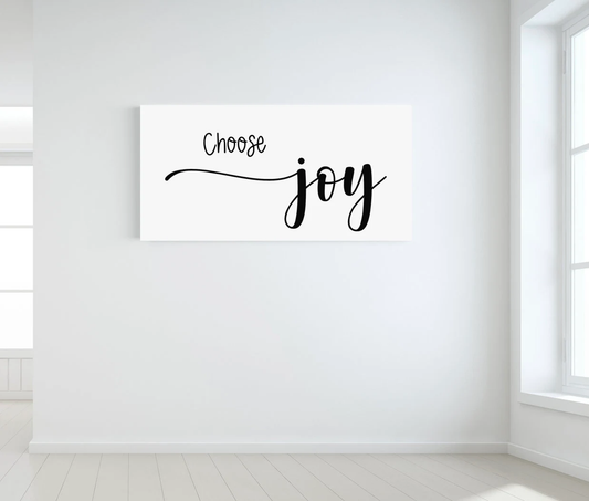 Choose Joy Canvas Print